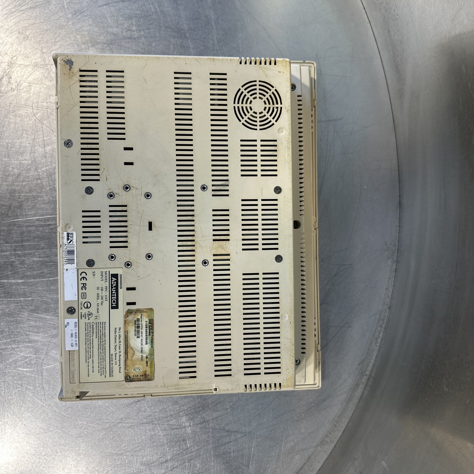 Advantech PPC-154T 15" Industrial Panel PC, 120-240VAC (BIN-2.2.4)