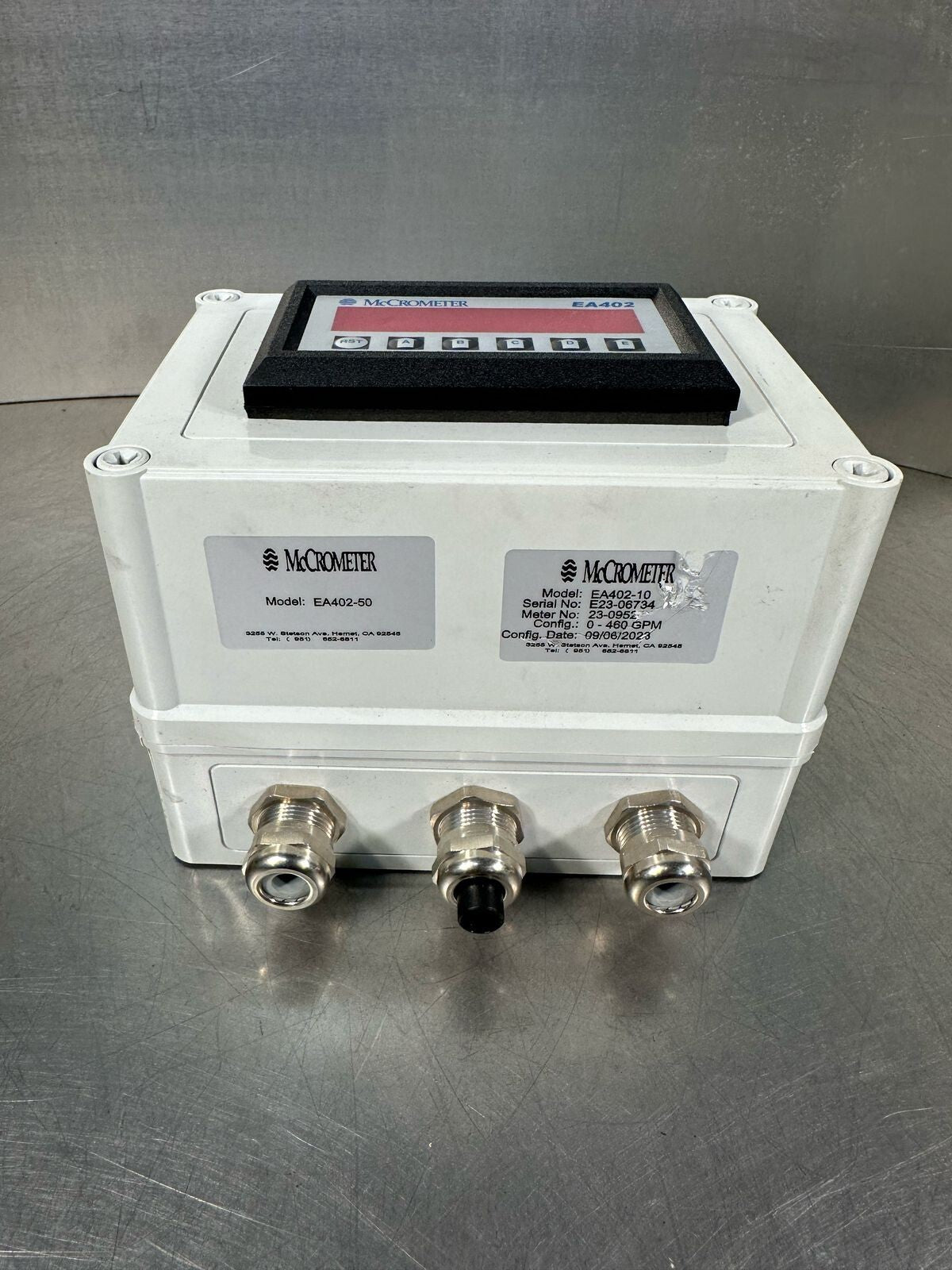 Mccrometer Panel Meter EA402 LCN4X1/8DINH3 EA402-50 / EA402-10      (6.4.4)