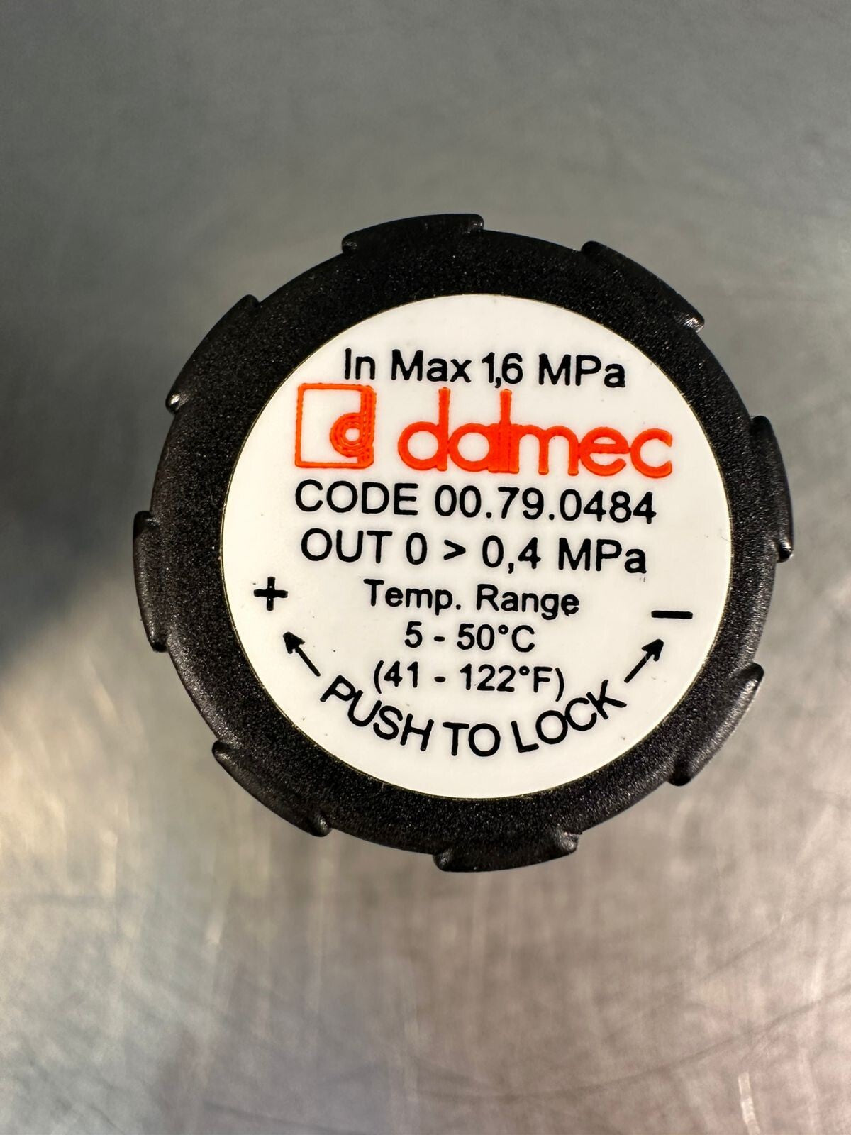 Dalmec 00.79.0484 Air Pressure Regulator In Max 1,6Mpa           (7.2.2)
