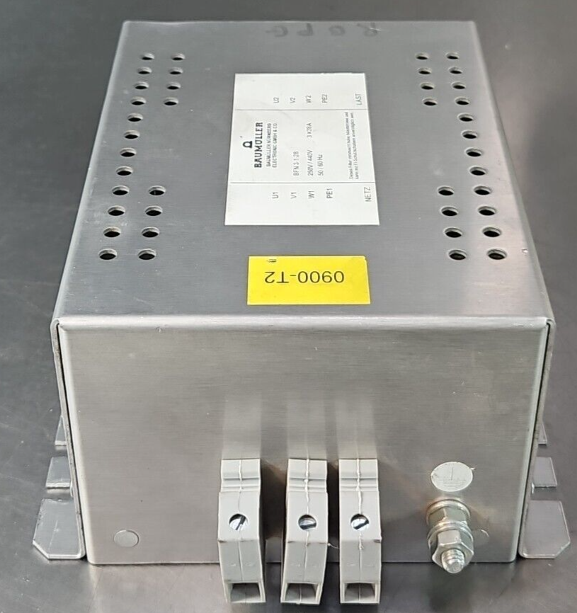 Baumuller BFN3-1-28 Servo Line Filter                                    loc4C15