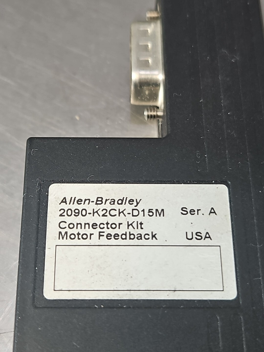 Allen Bradley 2090-K2CK-D15M Ser A Motor Feedback Breakout Connector    (BIN542)
