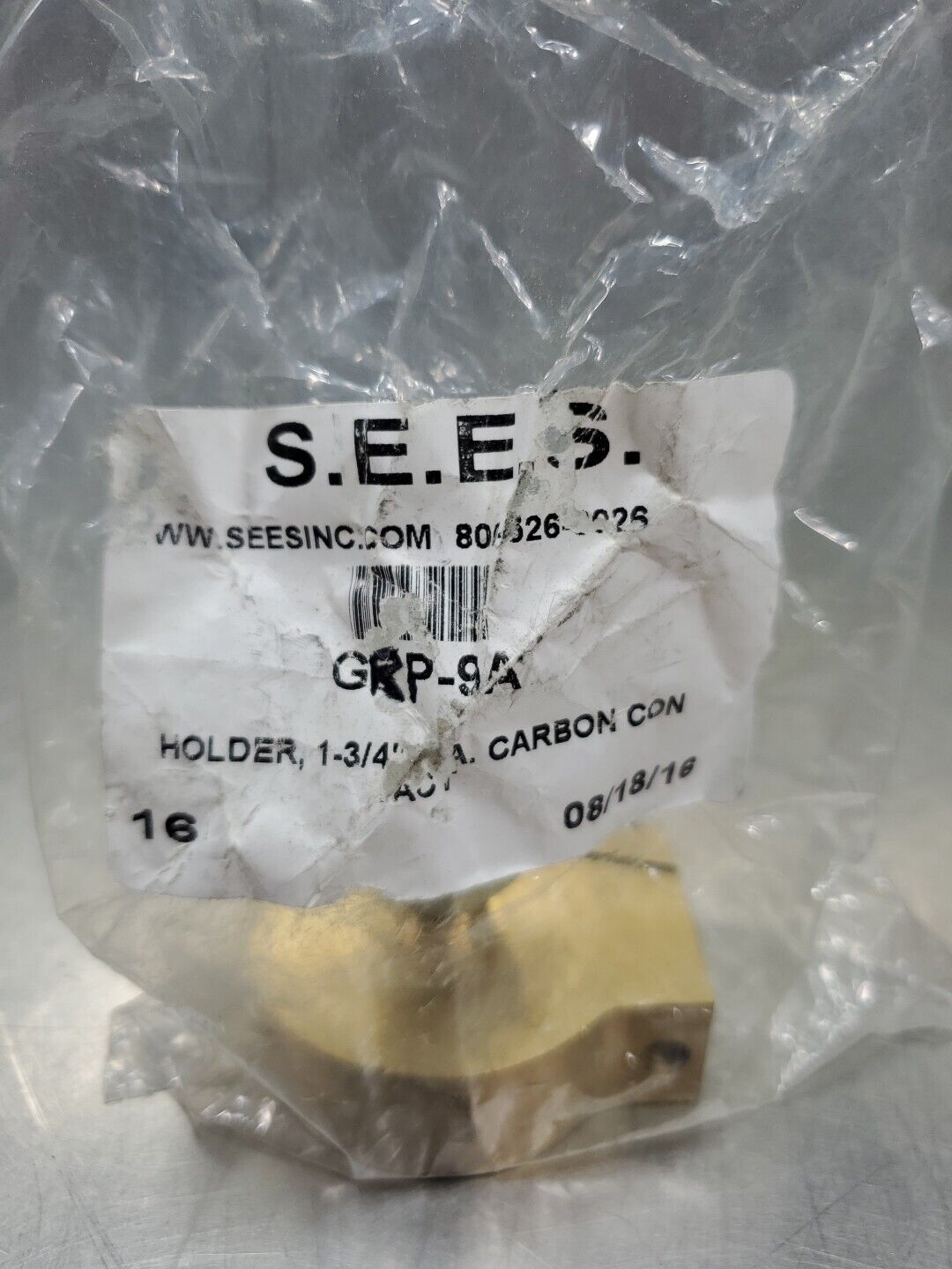 S.E.E.S. GRP-9A Holder, Carbon Contact 1¾"                                 4C-35