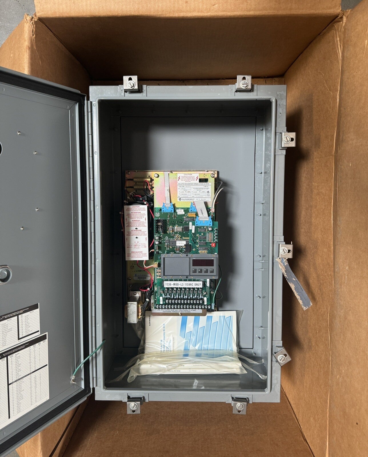 Brand New Allen Bradley 1336-B010-EJD-L3 Ser A. AC drive 3 phase controller