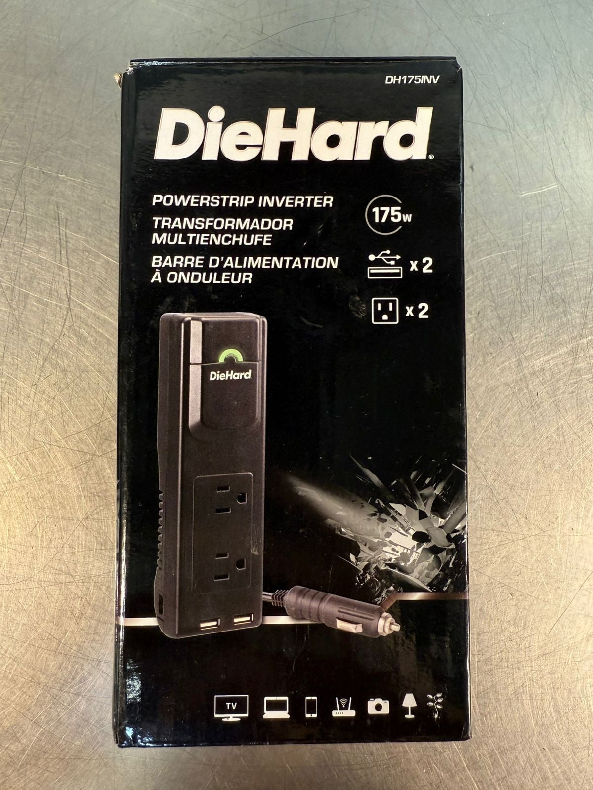 Die-Hard Powerstrip Inverter 175Watt DH1751NV (1.5.5)