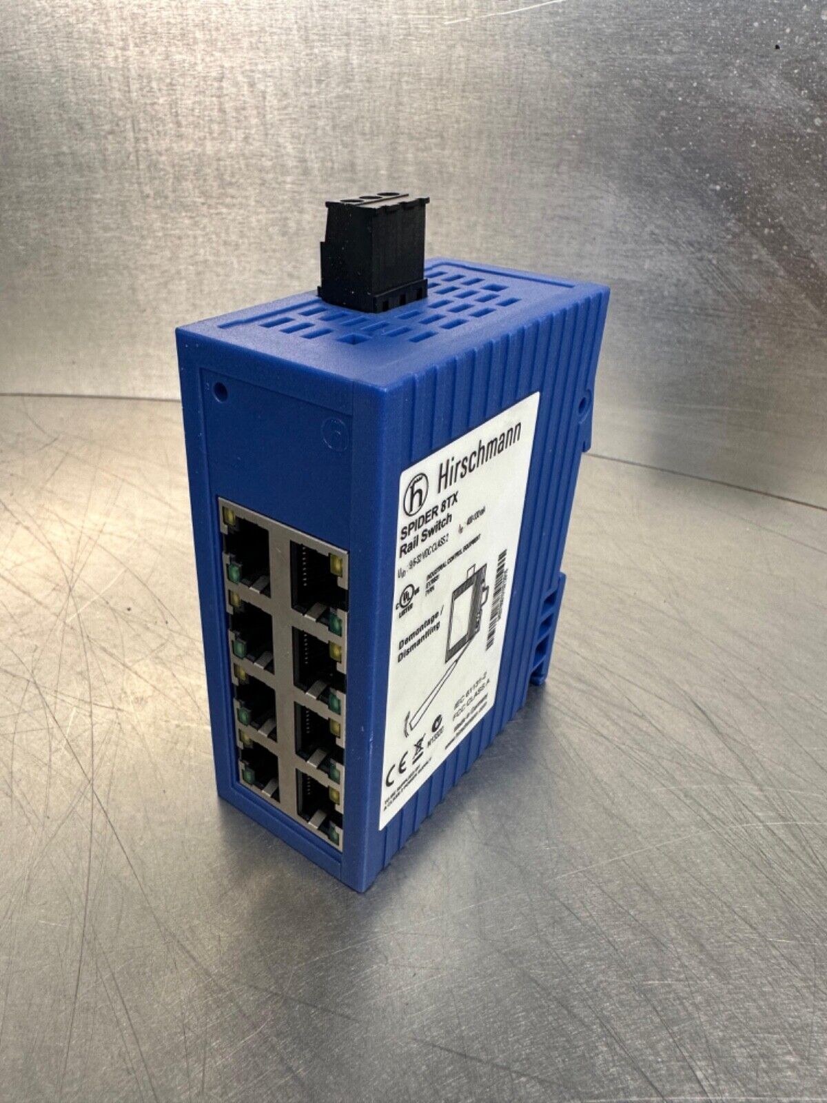 Hirschmann Spider 8TX Rail Switch /  Spider-8TX (4B-27)