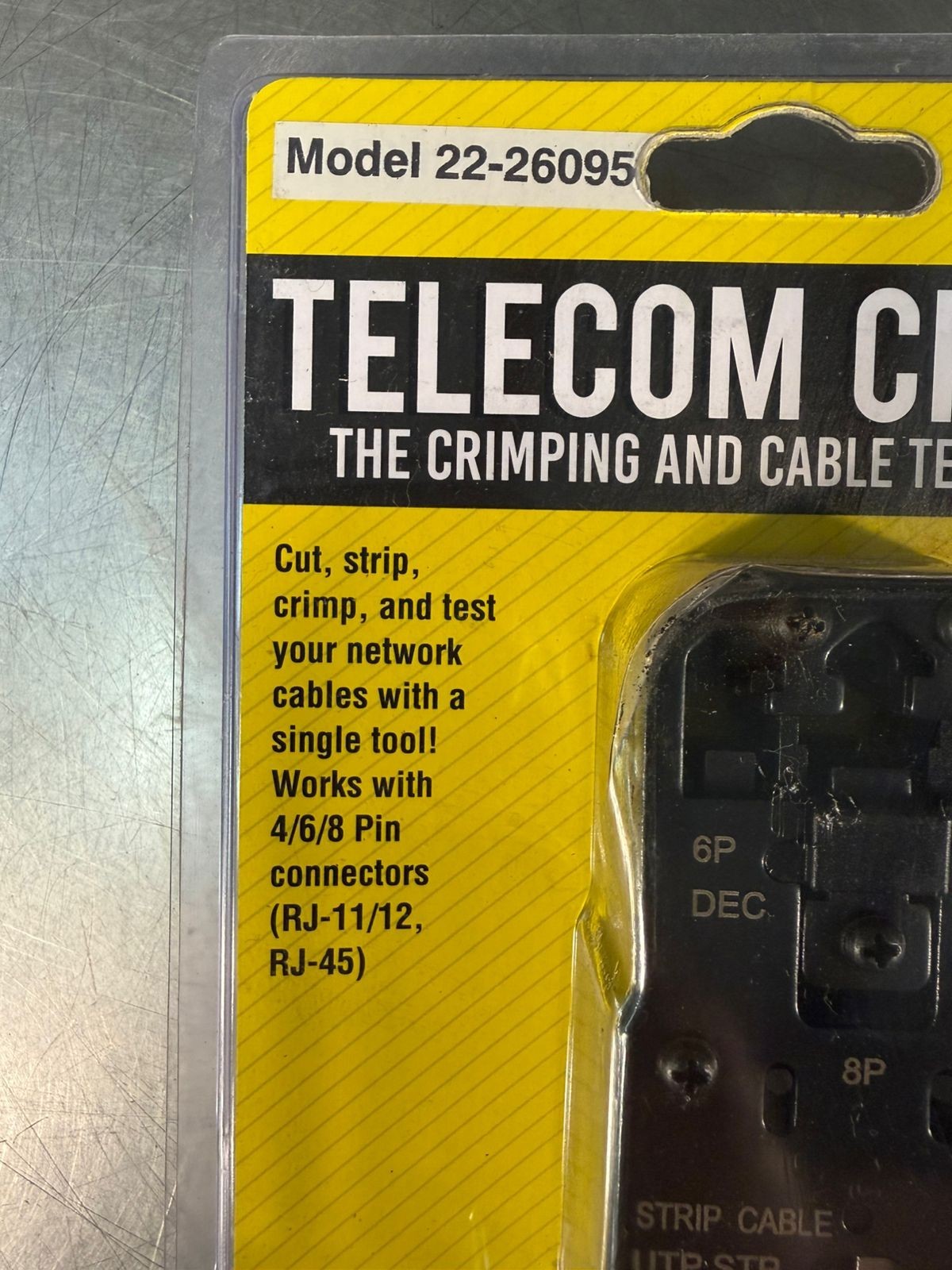 Duratool Telecom Crimper 22-26095                                  (7.4.2)