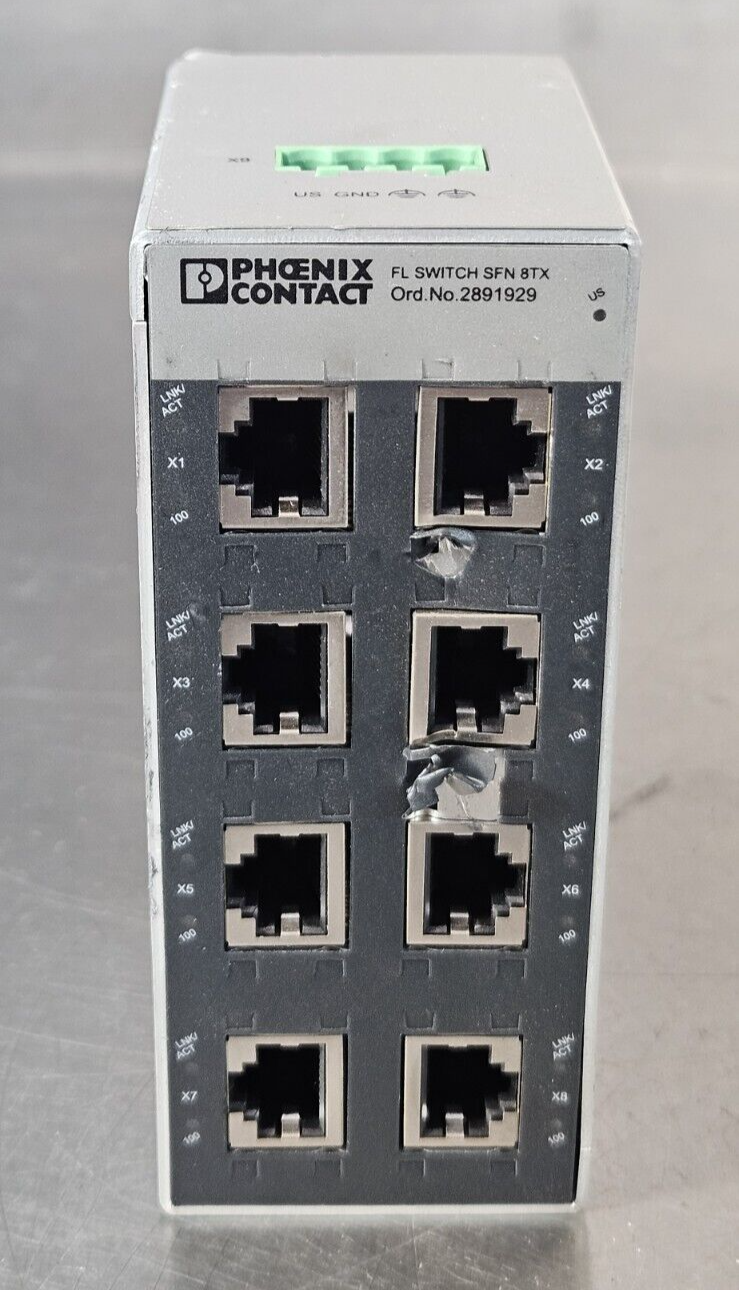 Phoenix Contact FL SWITCH SFN 8TX  Ethernet Switch                      (BIN531)