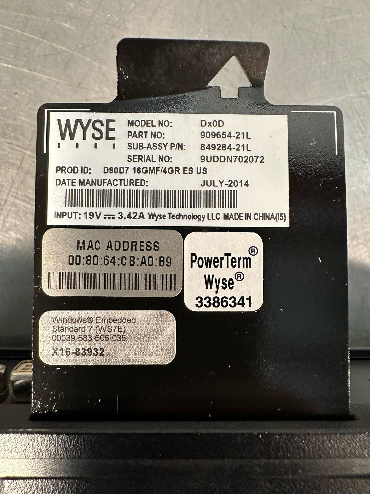 Dell Wyse Dx0D D90D7 16GMF/4GR                          (7.4.4)