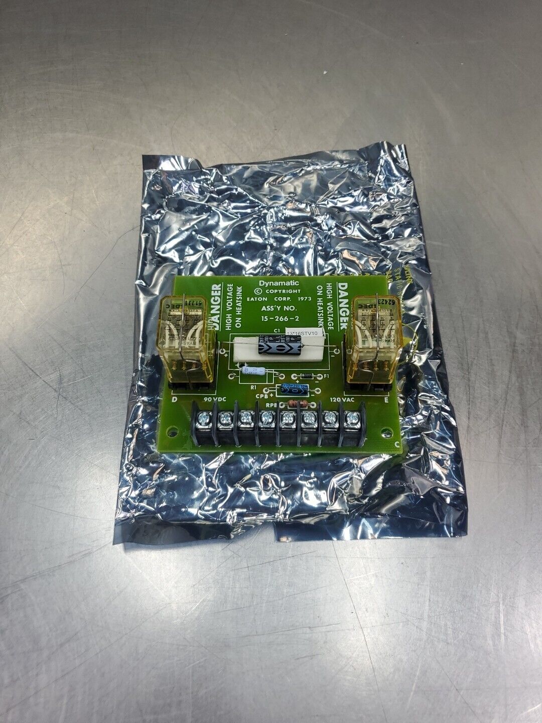 DYNAMATIC 15-266-2 CIRCUIT BOARD.                                           3D-5