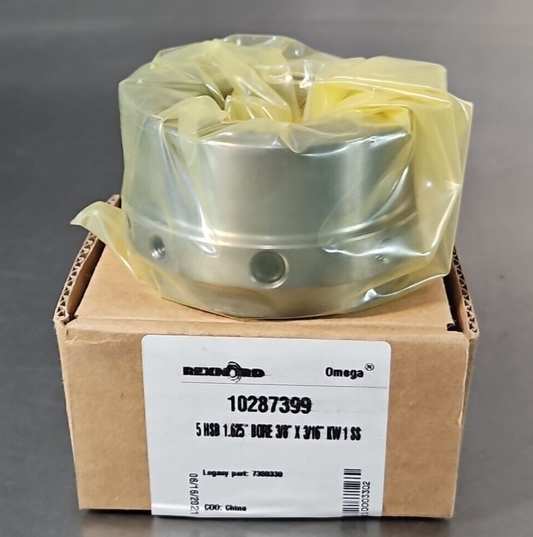 Rexnord Omega 10287399 5 Hsb Hub Coupling 1.625” Bore 3/8” X 3/16”       loc5E20
