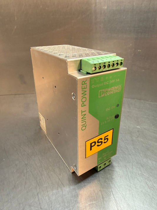 Phoenix Contact 2938581 QUINT-PS-100-240AC/24DC/5 Power Supply     (1.5.1)