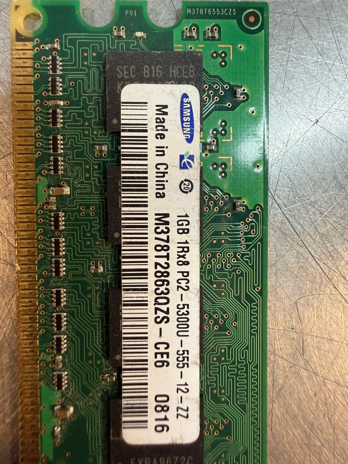 Samsung M378T2863QZS-CE6 1Gb 1Rx8 PC2-5300U-555-12-ZZ          (5.3.5)