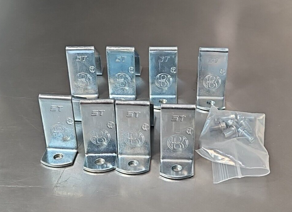 IBOCO DN-ASB2-10 Support Bracket w/ 35mm Rail Screws Lot/8               Loc4C31