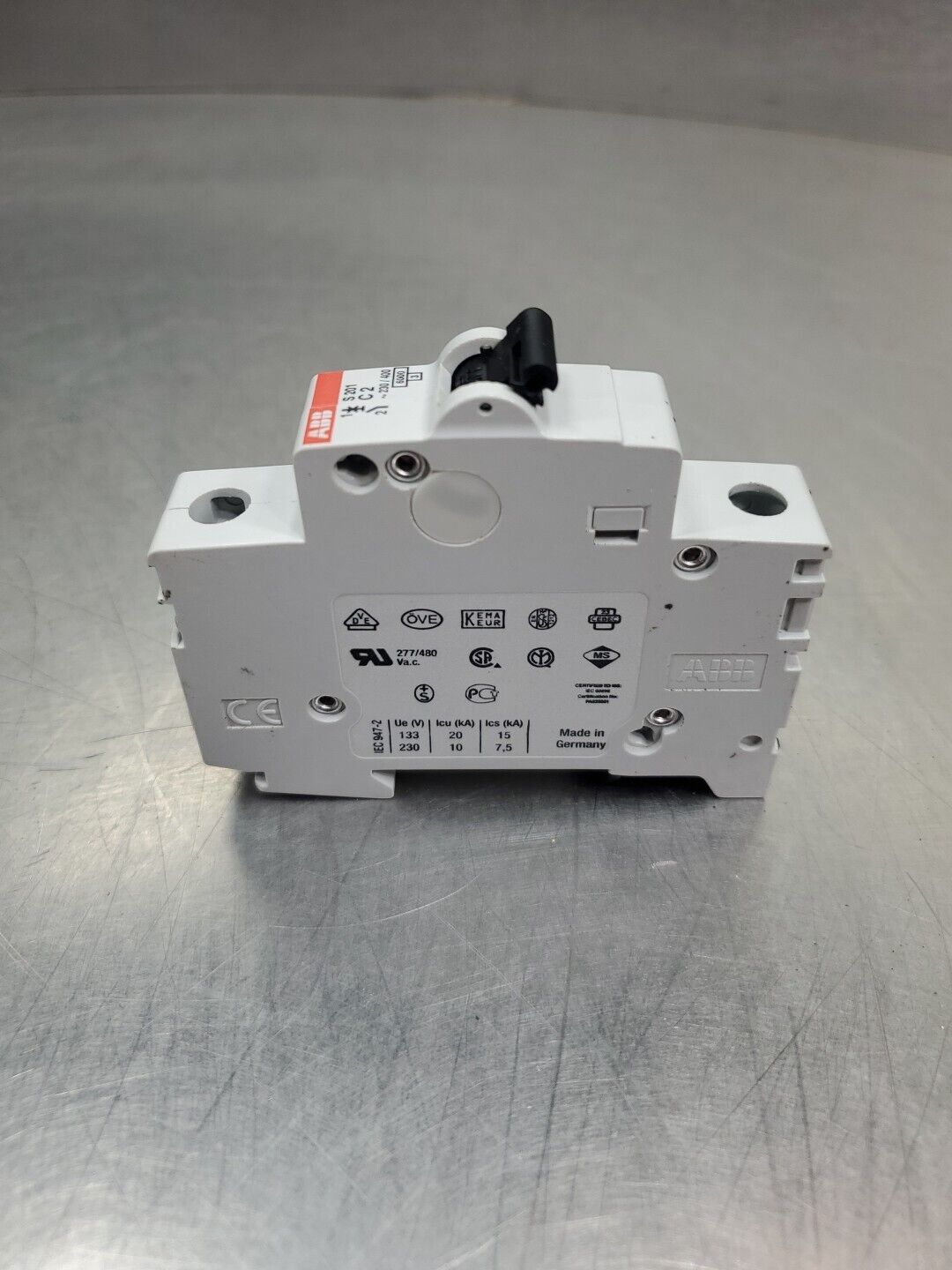ABB S201-C2 Circuit Breaker, 2CDS251001R0024.                              4C-14
