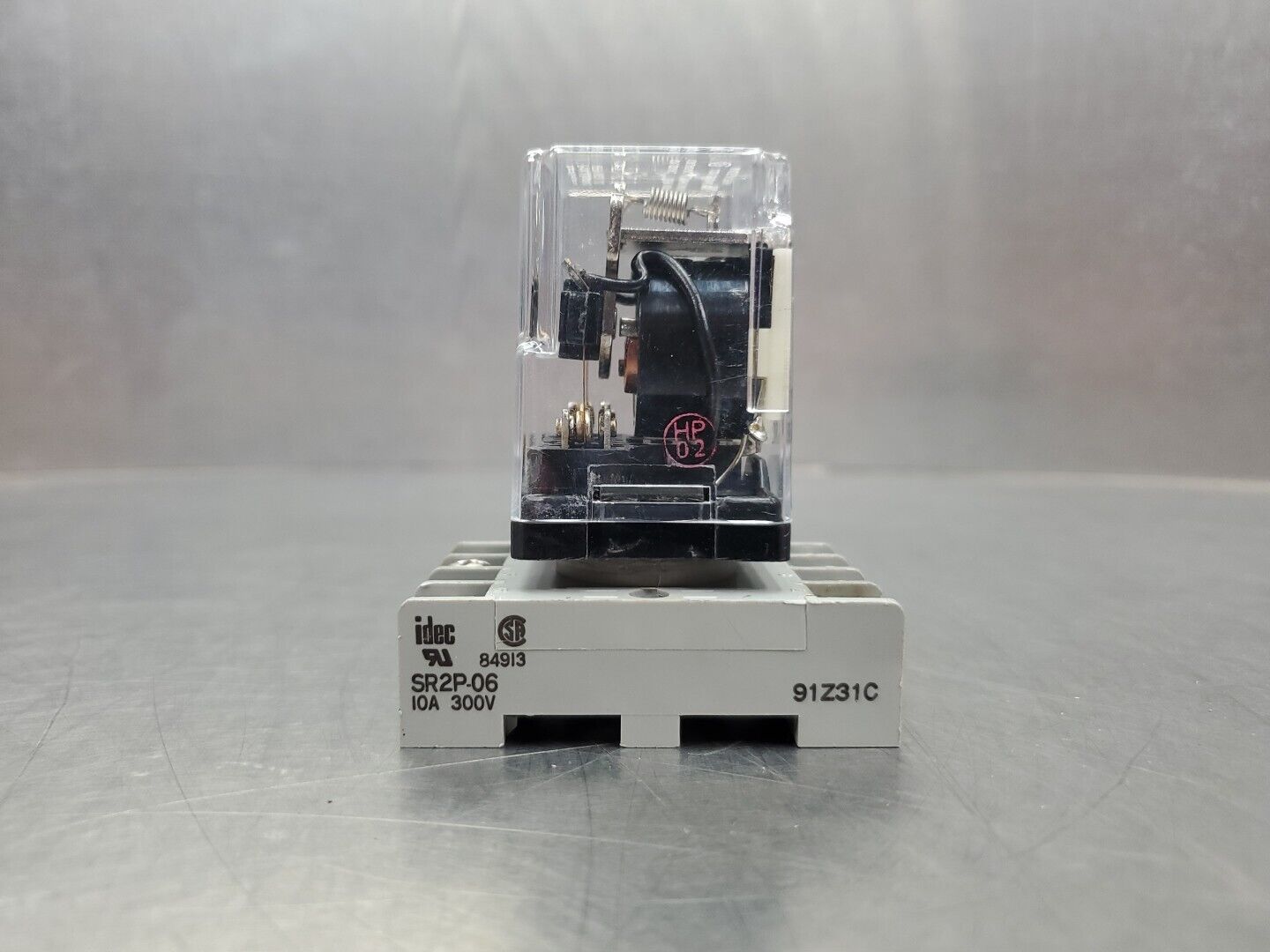 POTTER & BRUMFIELD KRPA-11AG-120 12A 120V Relay w/SR2P-06 Base.            4D-20