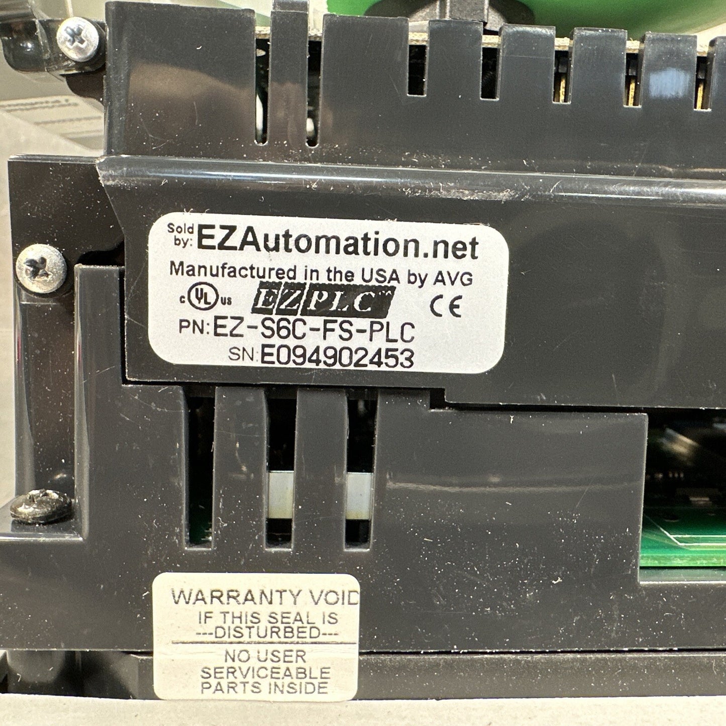 Avg Automation Ezp-S6M-Fs-Plc / Ezps6Mfsplc New No Box - (BIN-1.1.5)