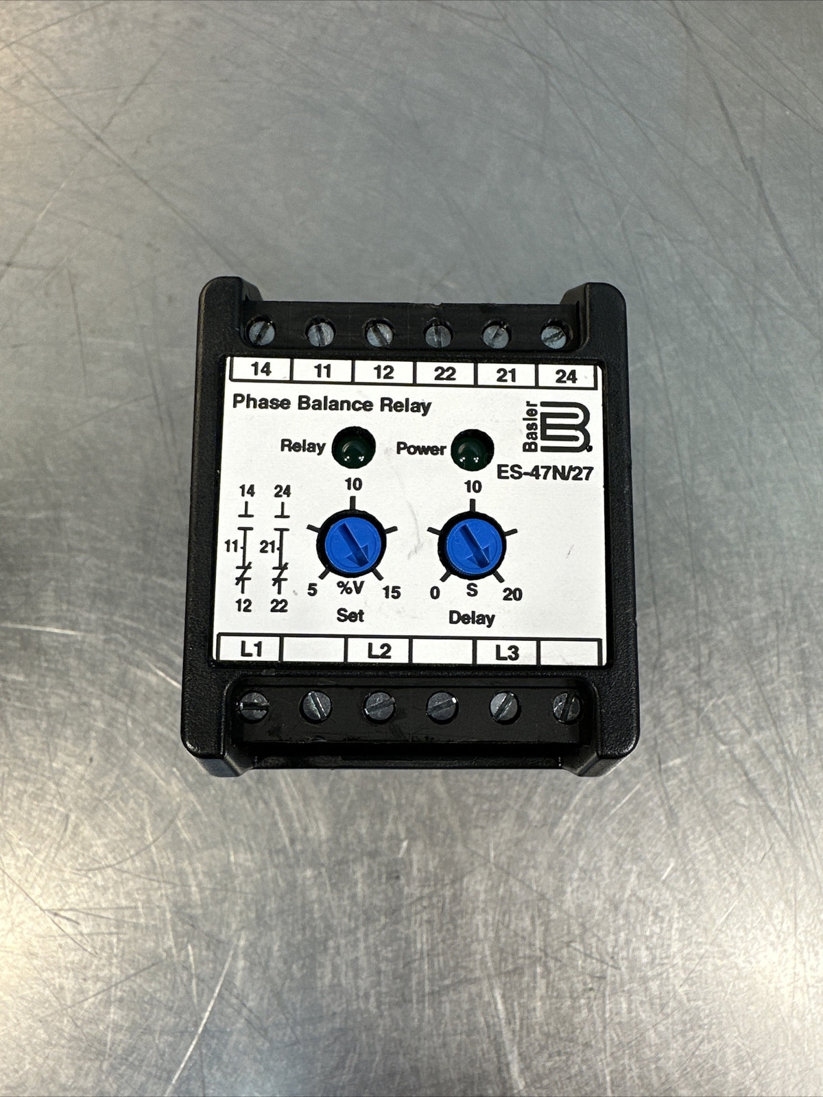 Basler Electric ES-47N/27 3AB1N0N0 Protection Relay 120v-ac (BIN-2.3.3)