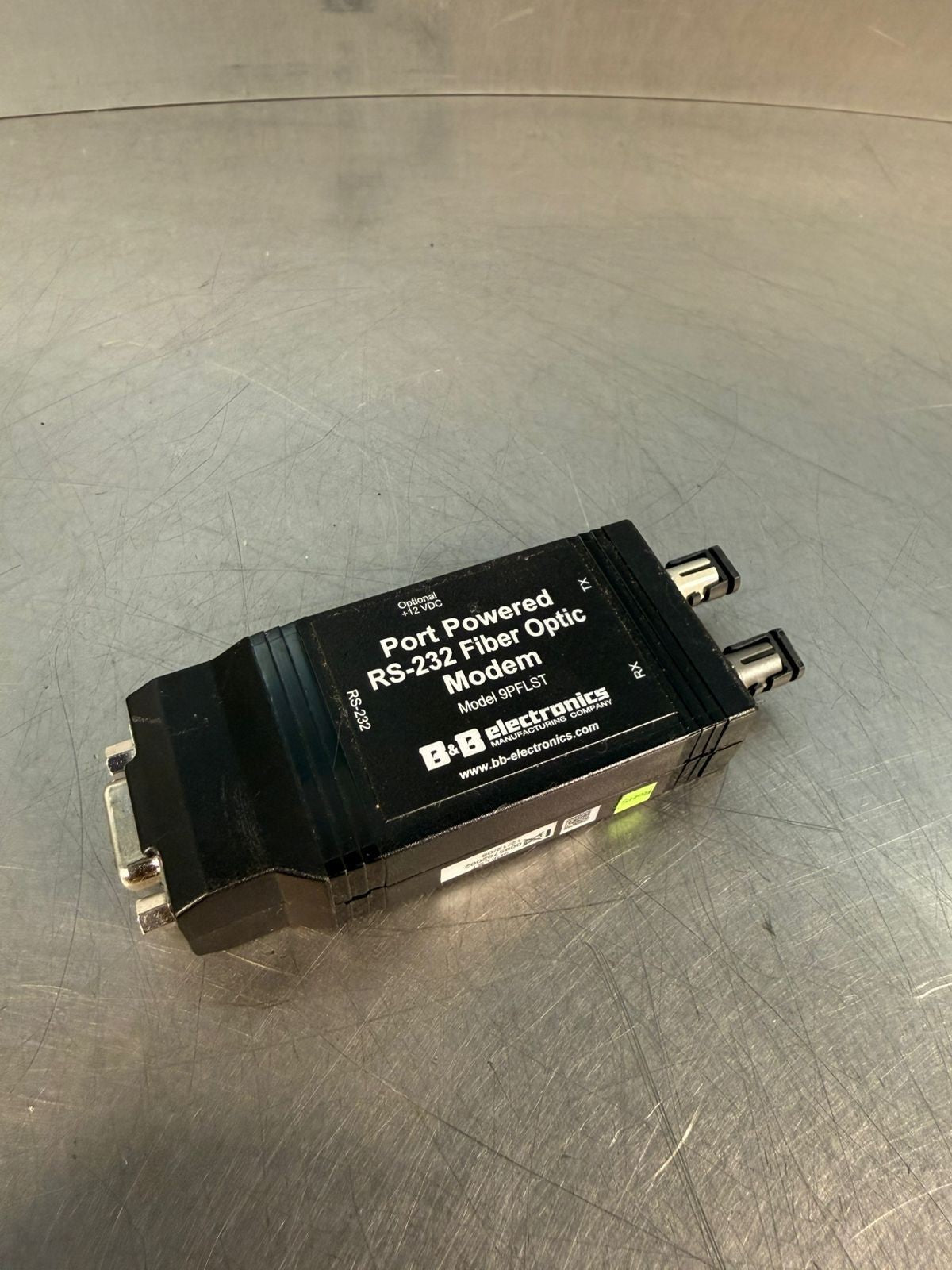 B&b Electronics 9PFLST Fiber Optic Modem RS-232  9-PIN             (5.4.1)