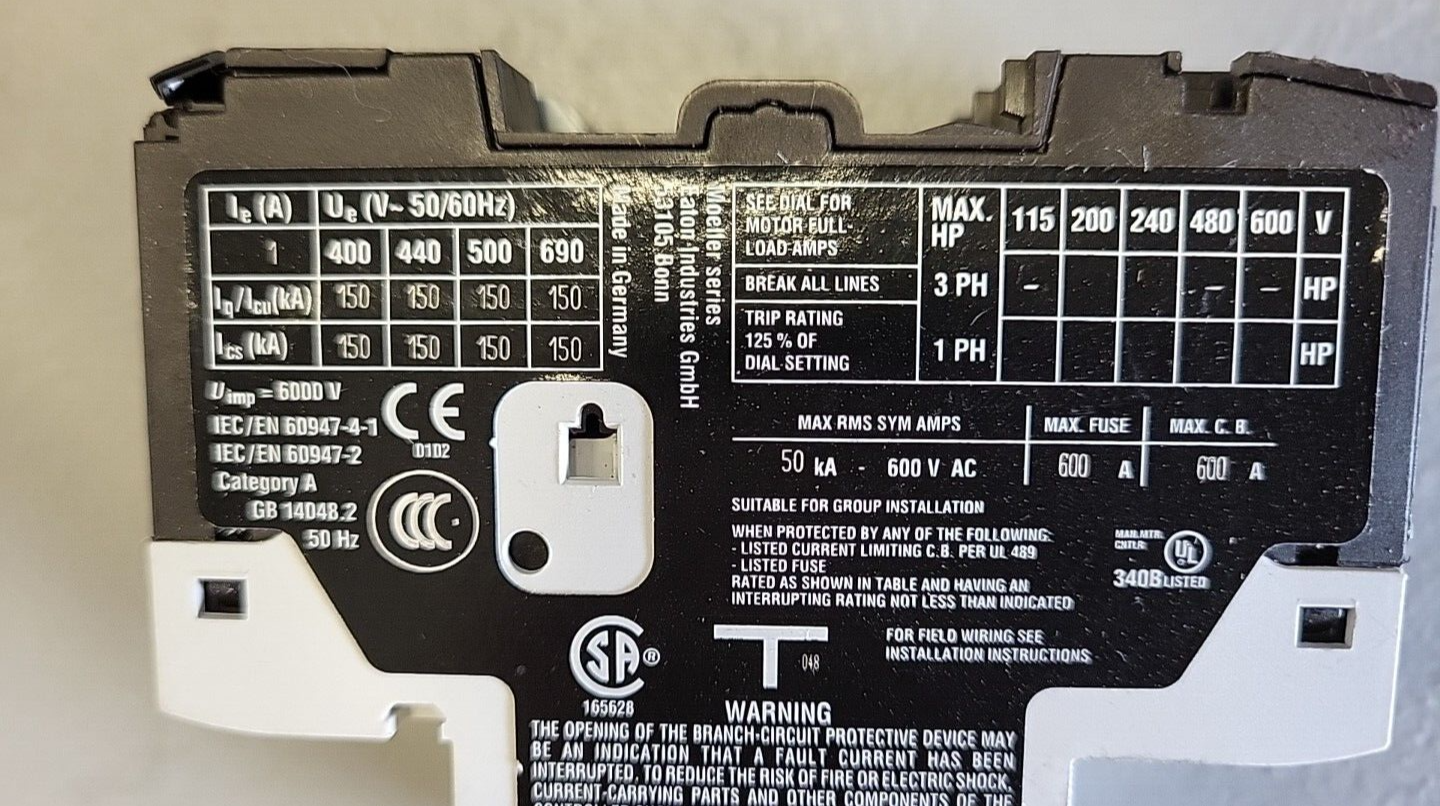 EatonXTPB012BC1  Cutler PLZM01-1(BIN354)