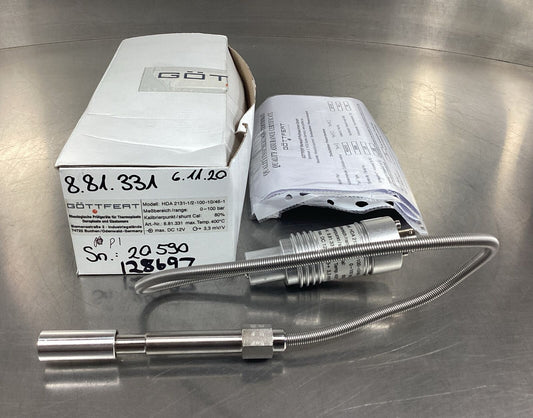 GOTTFERT  HDA 2134-1/2-100-10/46-1   0-100 Bar  12VDC Max       5E-20