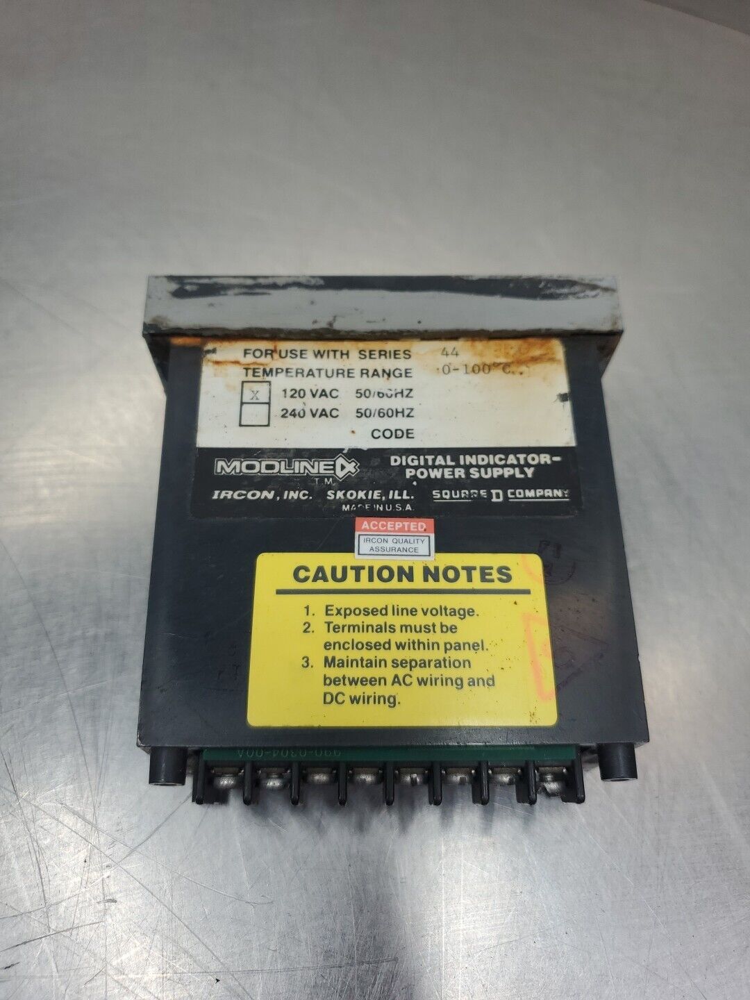 Square D MODLINE4 W/O#-029302 Temperature Monitor Module.                  2D-03