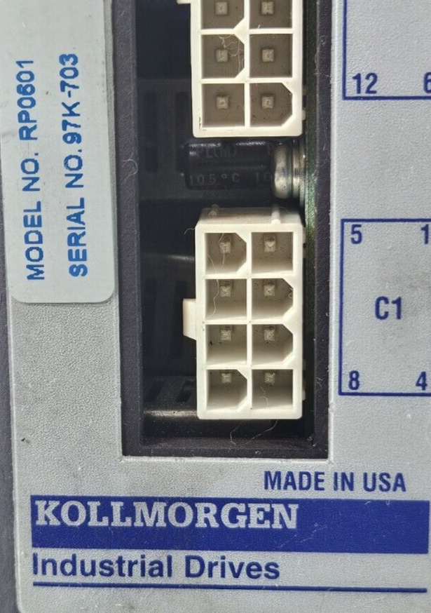 Kollmorgen RP0601 Power Block Single Axis Industrial Drive              (BIN621)