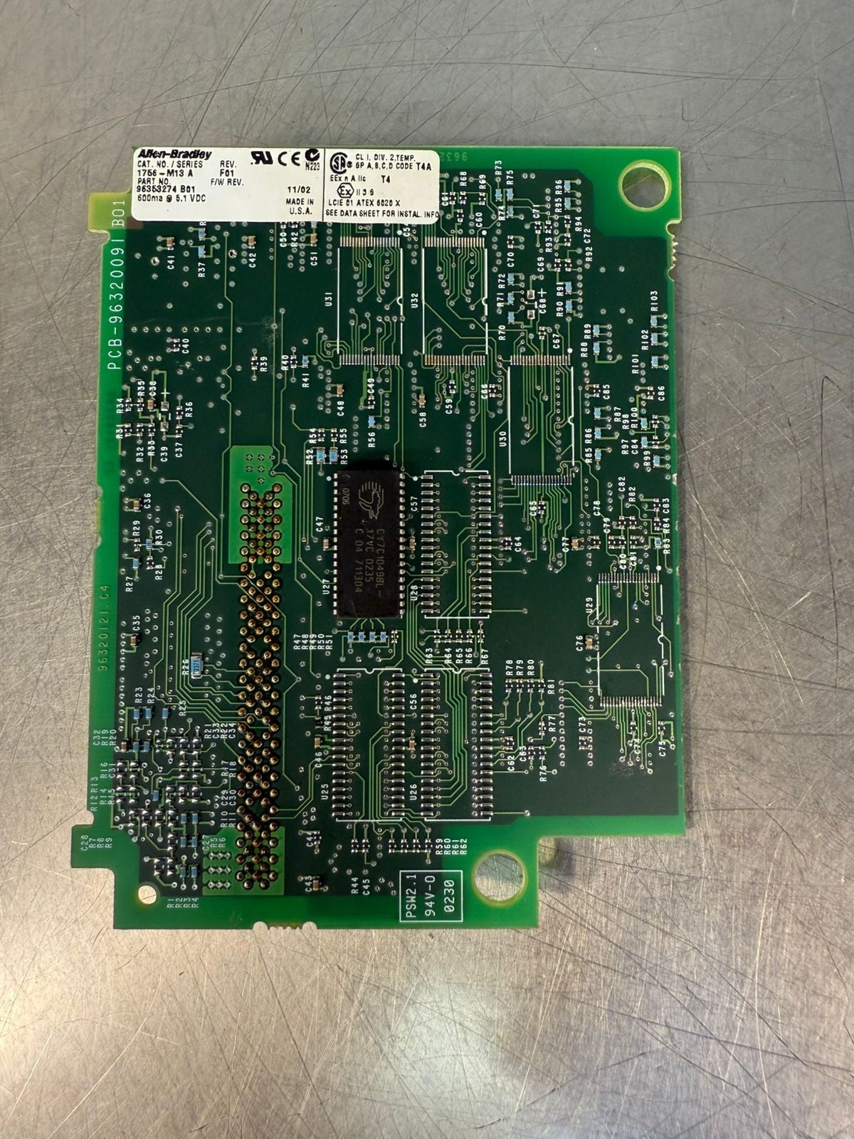 Allen Bradley 1756-M13 /A Rev. F01 600ma- 5.1Vdc        (6.4.2)