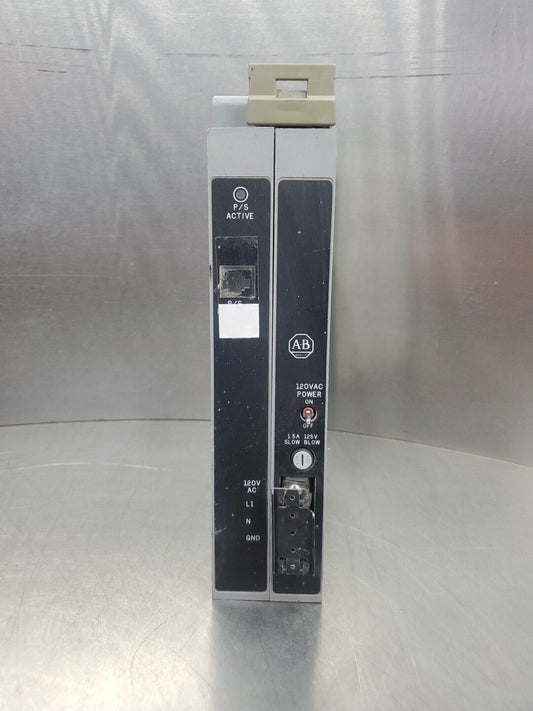 Allen Bradley 1771-P4 120VAC Power Supply Module.                          3E-37