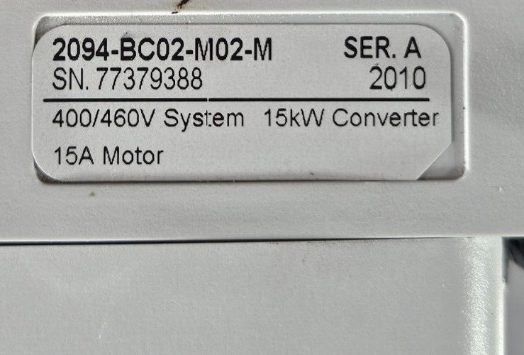 Allen Bradley 2094-BC02-M02-M Power Supply / Servo Drive 15kW            loc1C39