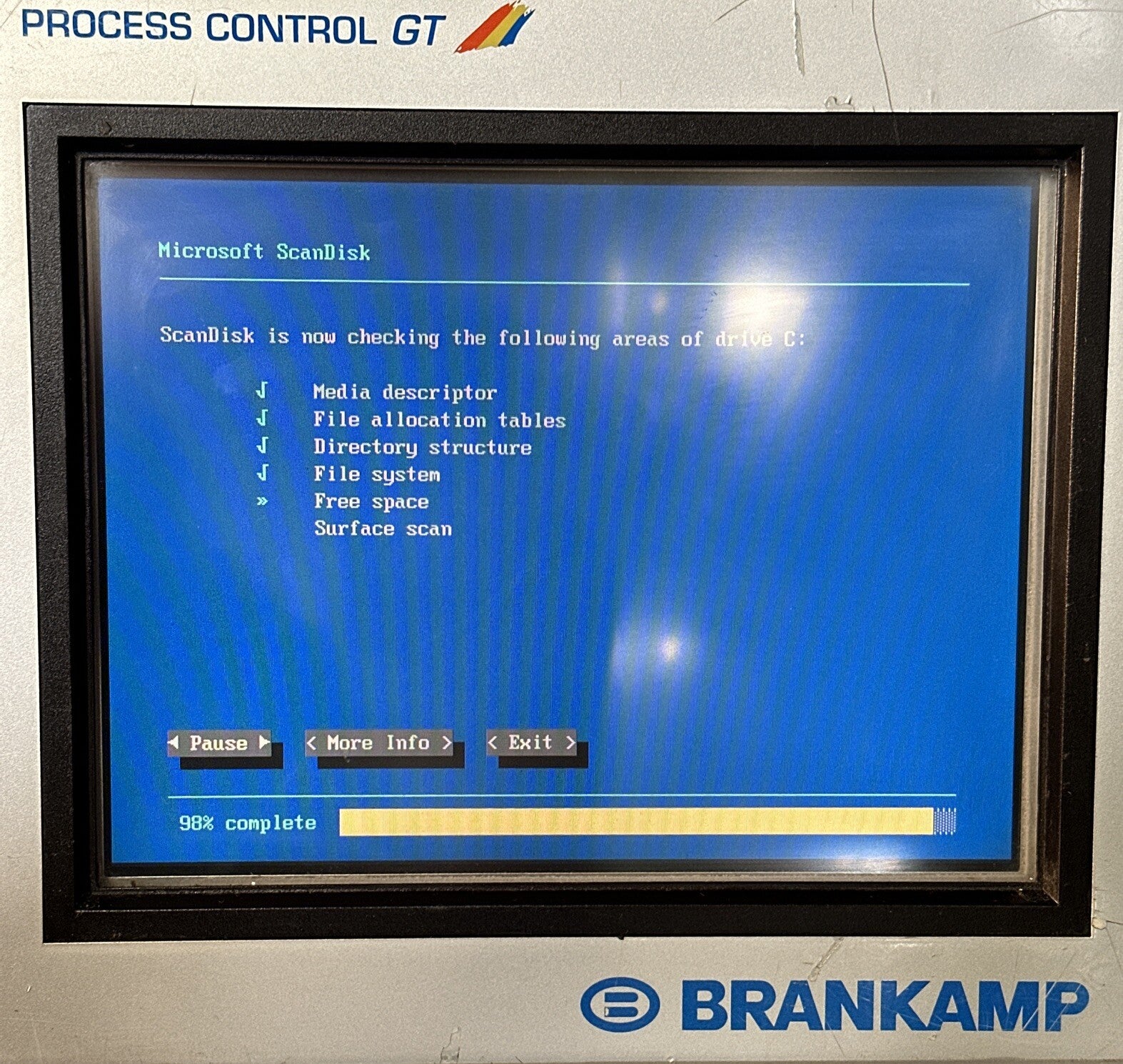 Brankamp Process Control GT90 Display 155GT 90 (BIN-2.2.5)