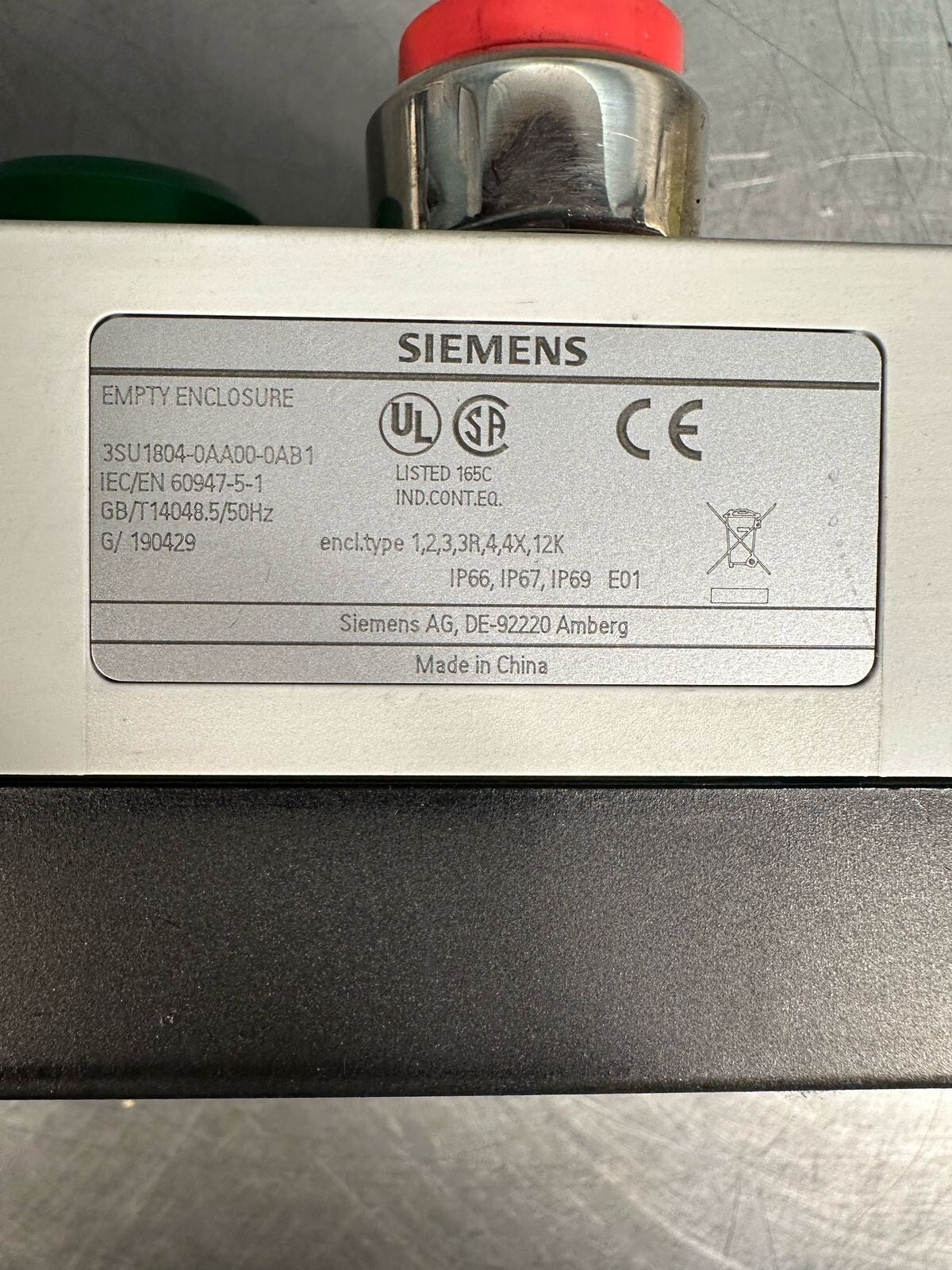 Siemens 3SU1804-0AA00-0AB1 3SU18040AA000AB1 3SU1804    (7.4.2)