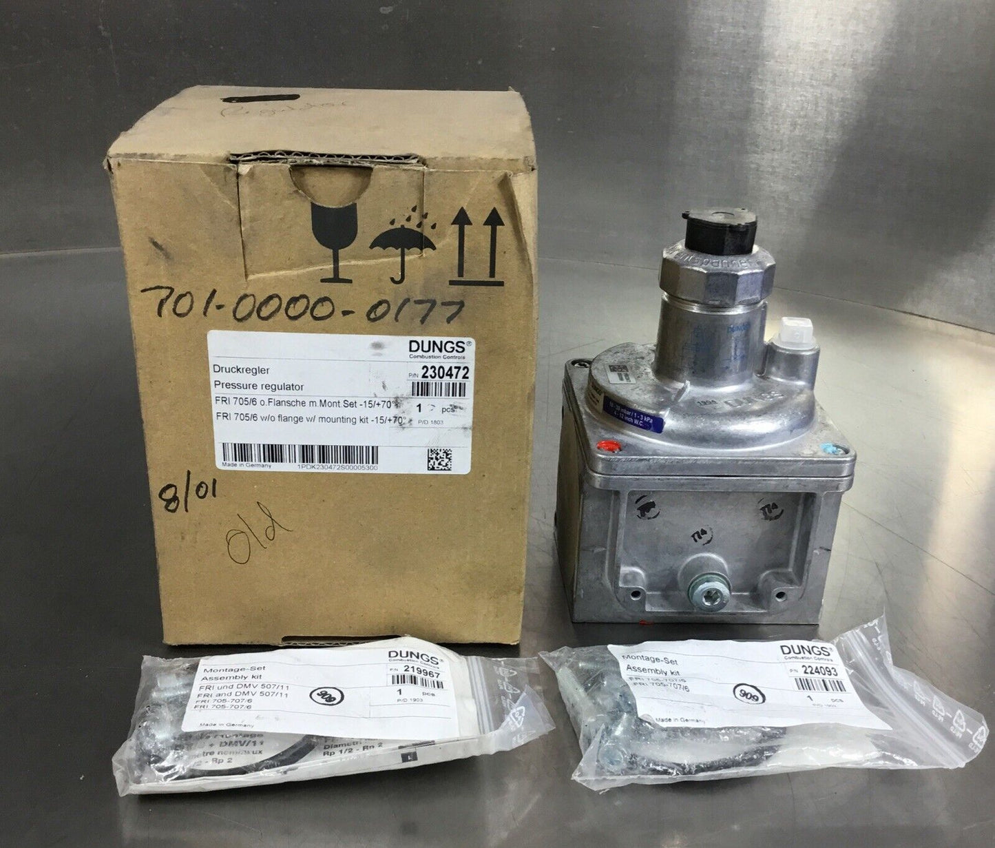 Dungs Gas Pressure Regulator  FRI 705/6  PN 230472      6B-10