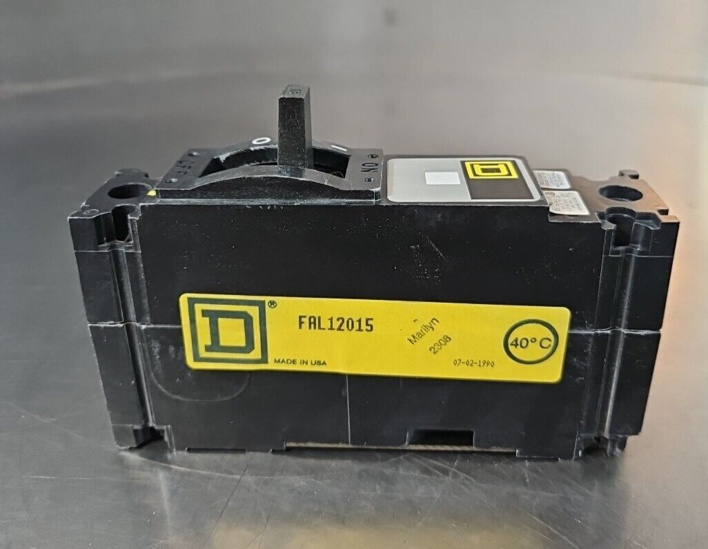 Square D FAL12015 Molded Case Circuit Breaker 15A                       (BIN345)