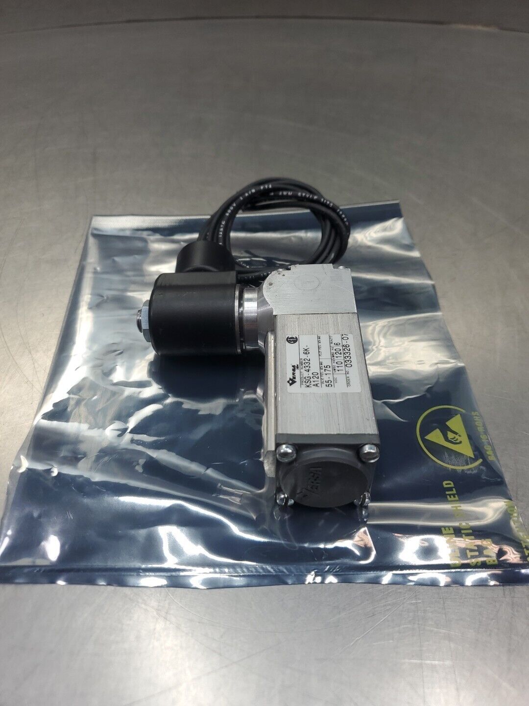 VERSA VALVES KSG-4332-6K-A120 Solenoid Valve, 55-175PSIG.                  6A-10
