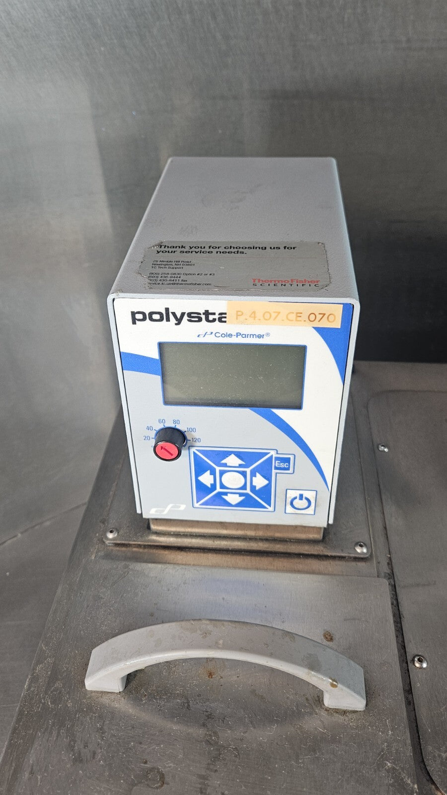 Cole Parmer Polystat 1C6F Refrigerated Circulating Chiller Heat/Cool Bath (B214)