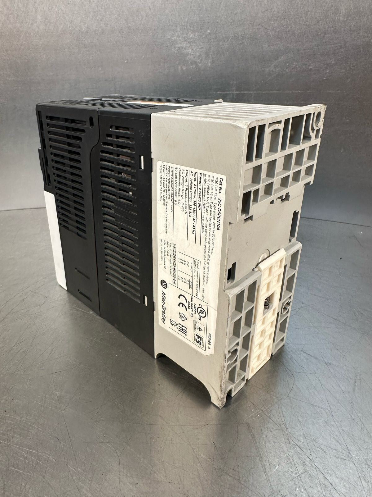 Allen Bradley 25C-D6P0N104 POWERFLEX  2.2kW / 3.0HP             (7.4.4)