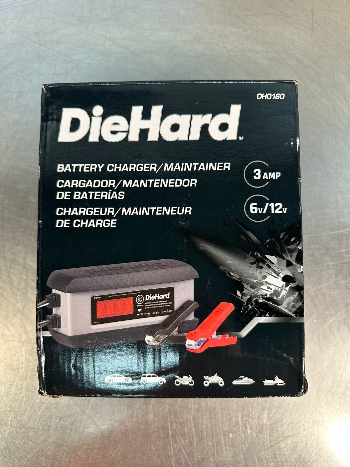 Die Hard DH0160 Batery Charger 3Amp 6v/12v  94191160          (7.5.3)