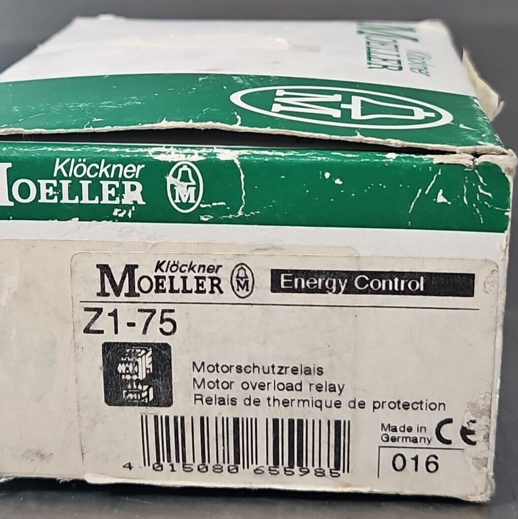 Klockner Moeller Z1-75 OVERLOAD RELAY 60-75A                              loc4C2