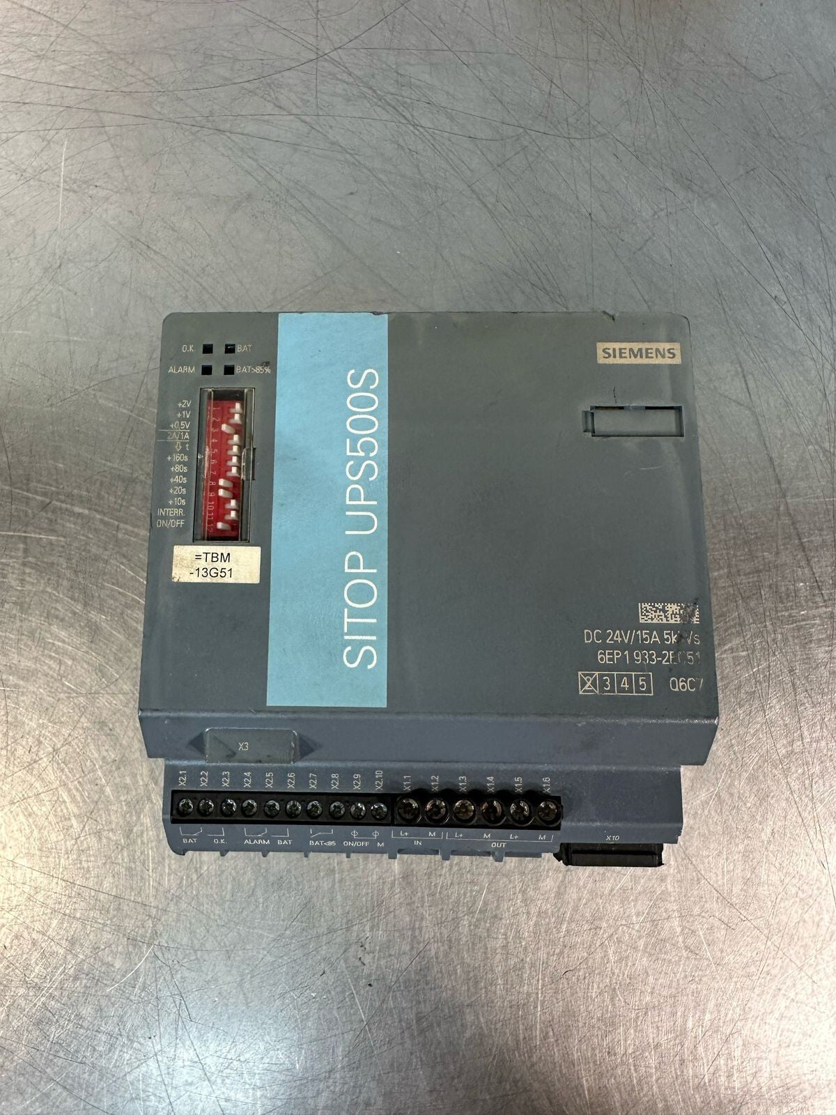 Siemens 6EP1933-2EC51 Sitop Power Supply UPS500S                    (8.4.7)