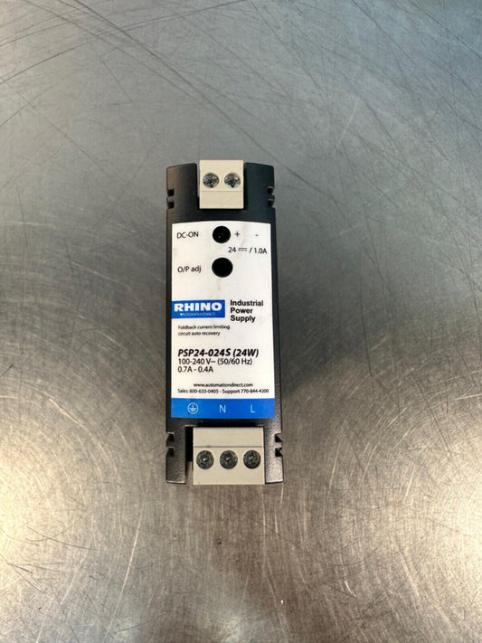 RHINO Automation Direct PSP24-024S Industrial Power Supply 24w  (4c-39)