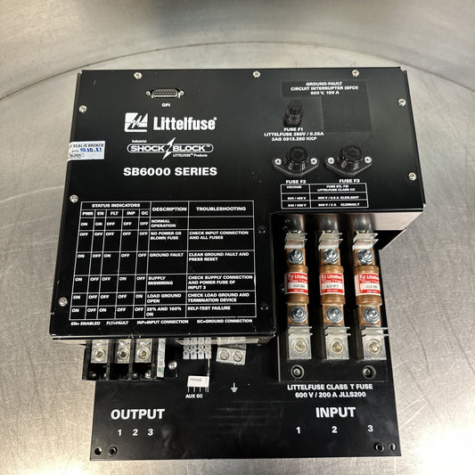 Littelfuse Industrial Shock Block SB6100-300-0 (BIN-2.5.1)