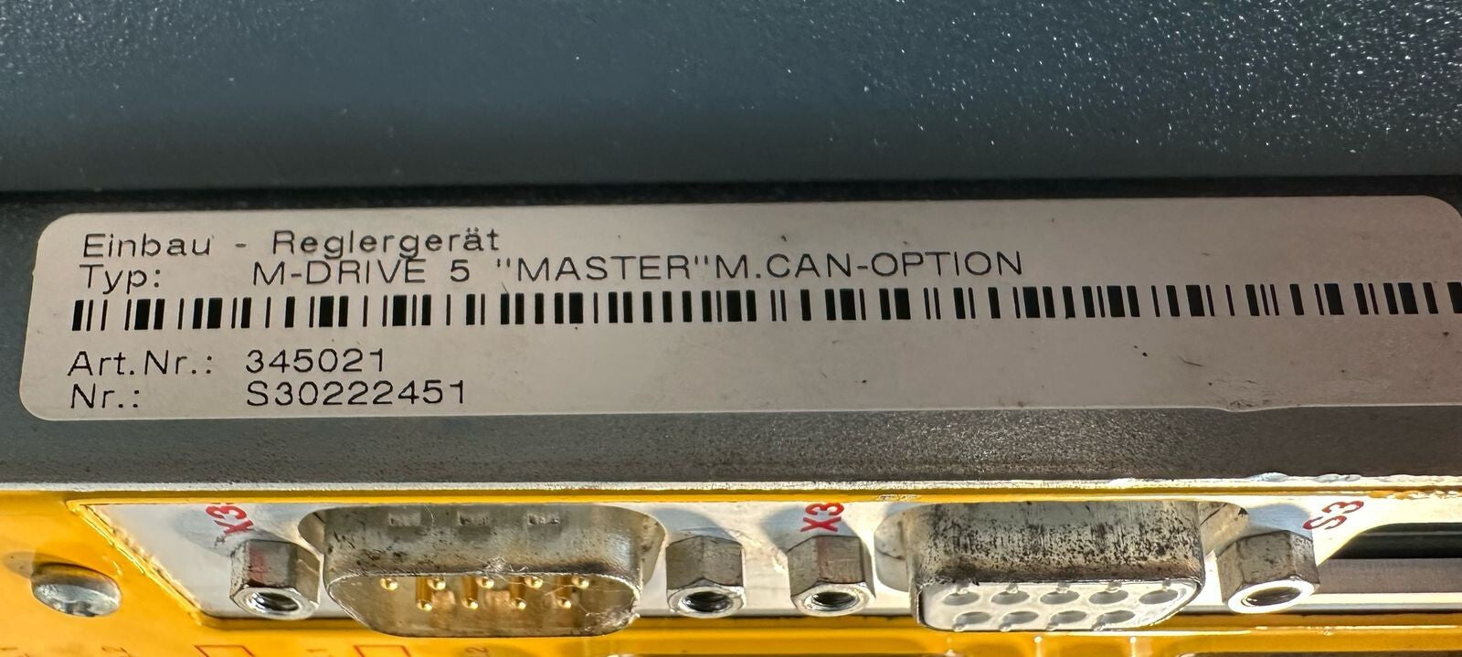 Baumuller Bus-6M 345021  M-Drive 5 "Master" M.Can-Option                 (8.3.5)