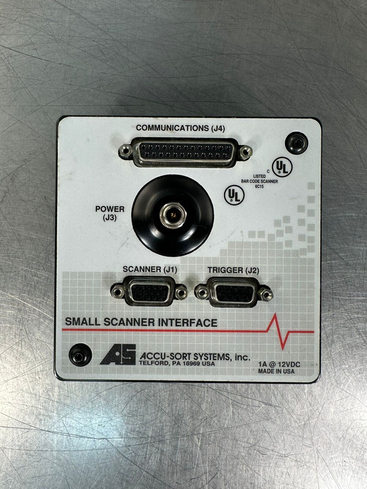 Accu-Sort Systems Small Scanner Interface 1 Amp @ 12 Vdc 99076326  (5.3.3)
