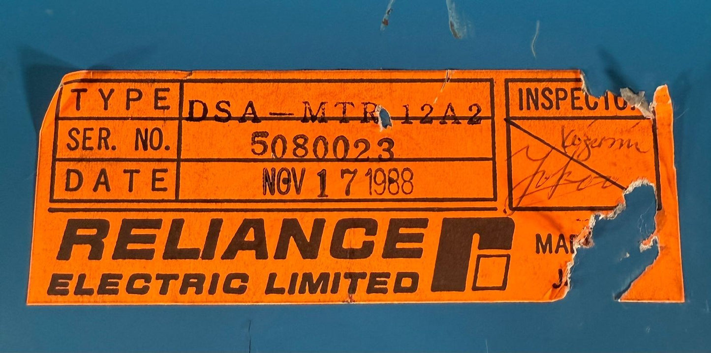 Reliance Electric DDS-TLII            (10.5.3)