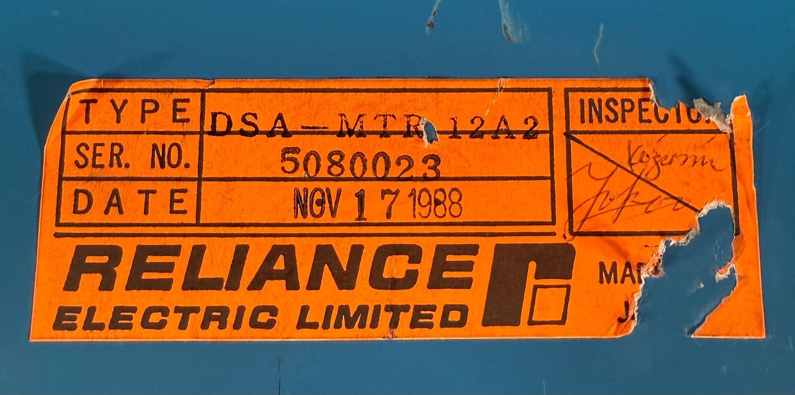 Reliance Electric DDS-TLII            (10.5.3)