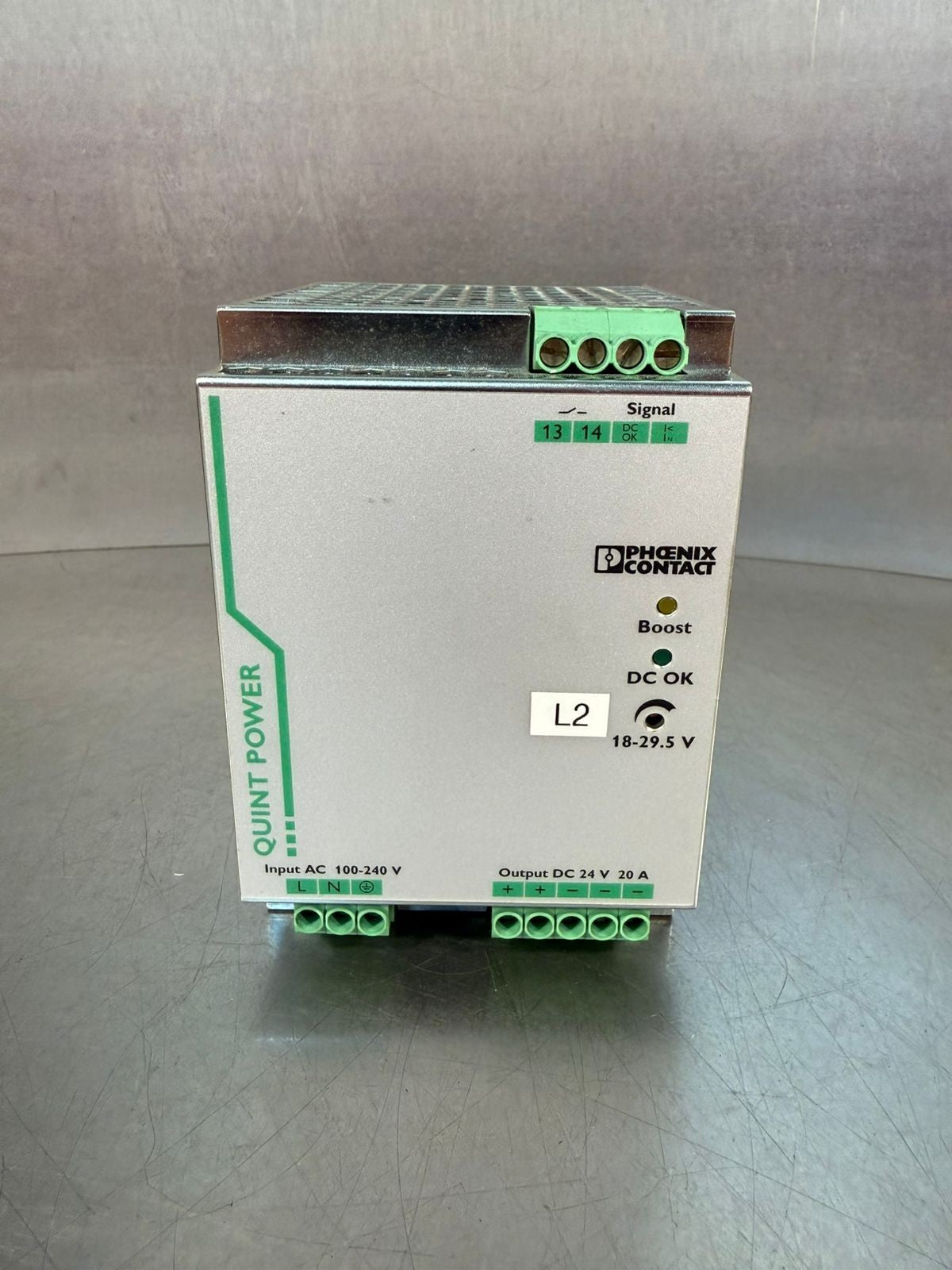 Phoenix Contact Quint-PS/1AC/24DC/20 2866776 Power Supp. 24VDC 20A (4.1.4)
