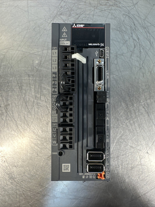 Mitsubishi MR-J4-70B-RJ AC Servo Drive New No Box (BIN-1.4.3)