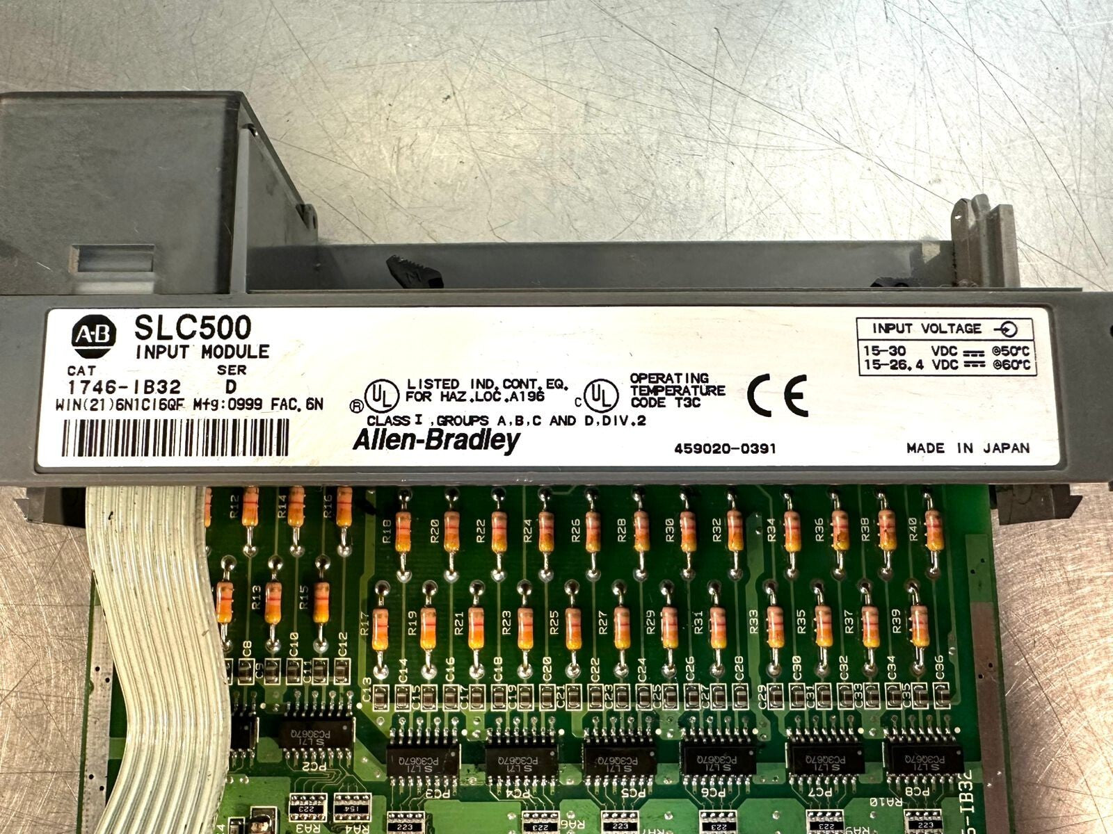 Allen Bradley 1746-IB32 SER D SLC 500 Input Module 1746IB32  (3.4.5)
