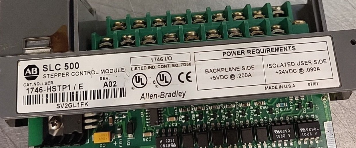 Allen Bradley 1746-HSTP1 Ser. E SLC 500 Stepper Control Module(BIN4.5.4)