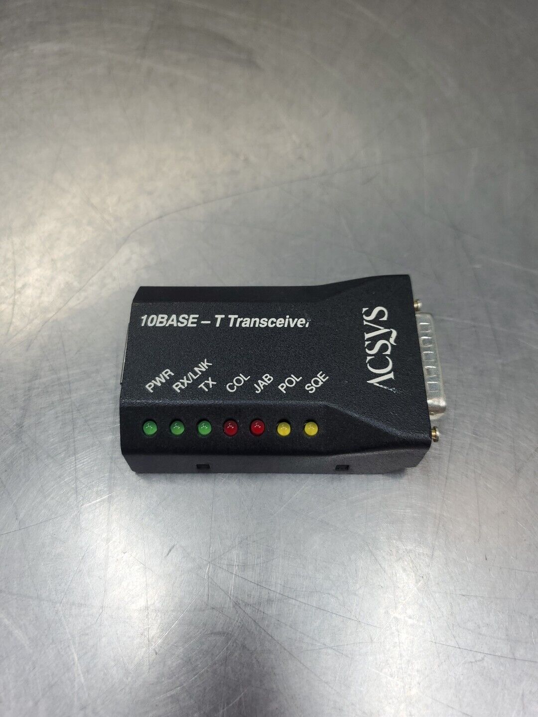 ACSYS 98098-2 10BASE-T Transceiver,  9-18VDC, 150mA.                       5E-16